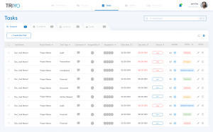 TRIYO task management screenshot